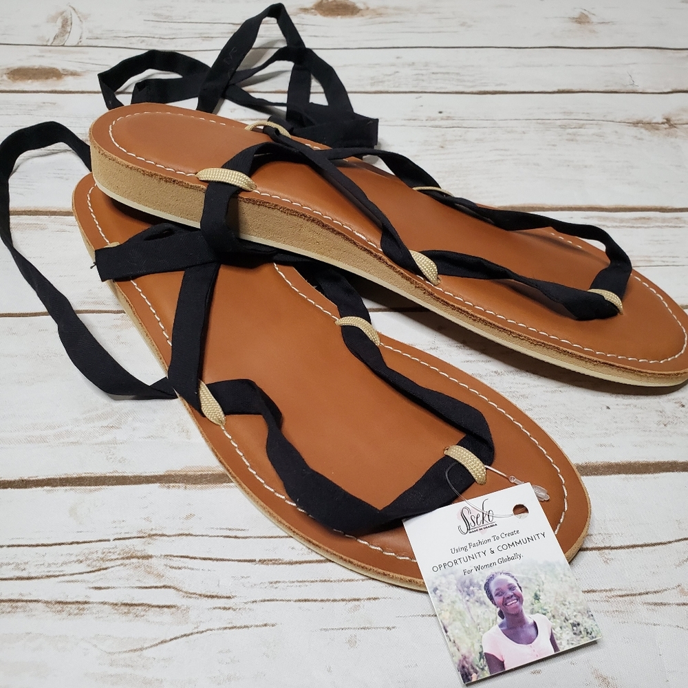 Ribbon Sandals